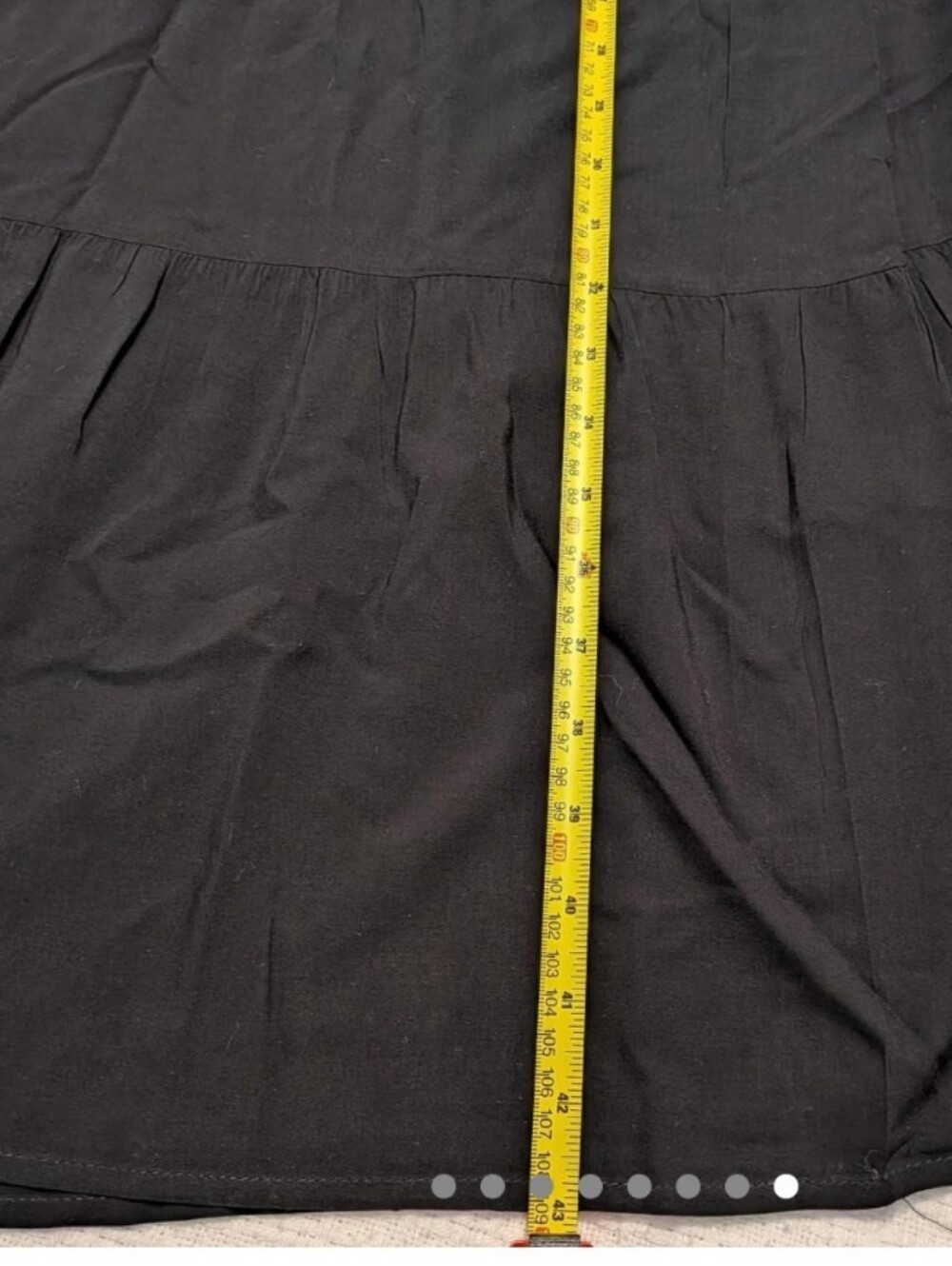 Eloquii Black Wide-Leg Tiered Palazzo Pants - Picture 12 of 12